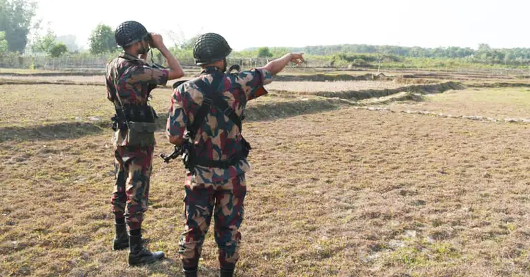 ফেনী সীমান্তে বিজিবির টহল